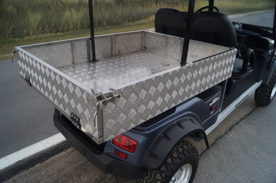 MotoEV Electro Neighborhood Buddy 2 Passenger Utility Deluxe Highriser Street Legal Golf Cart