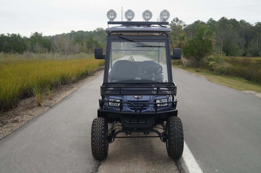 MotoEV Electro Neighborhood Buddy 2 Passenger Utility Deluxe Highriser Street Legal Golf Cart